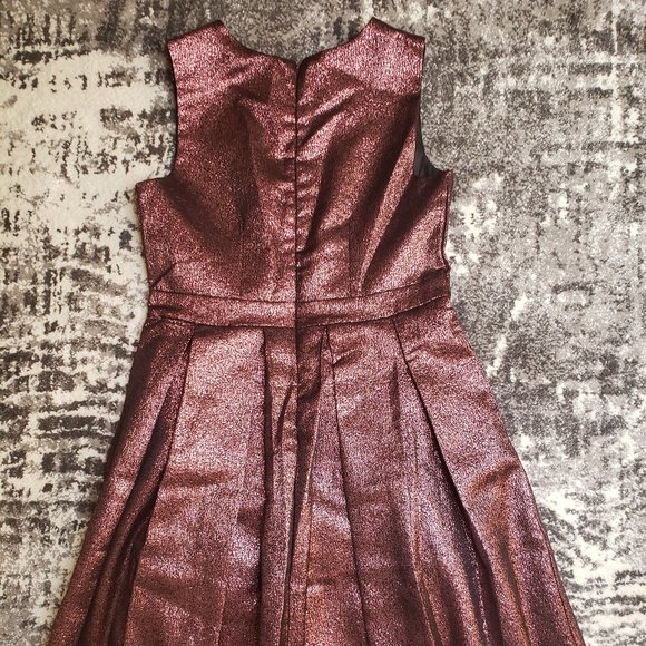 George | Purple Metallic Dress - Picture 4 of 7